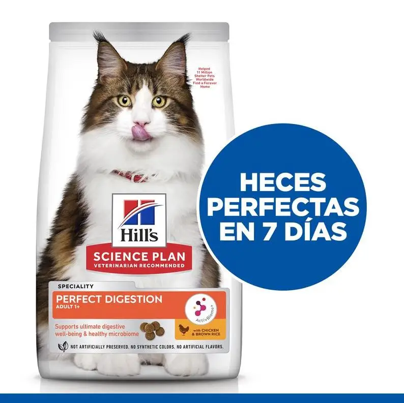 Hill'S Science Plan Adult Perfect Digestion 7 kg Alimento para Gatos