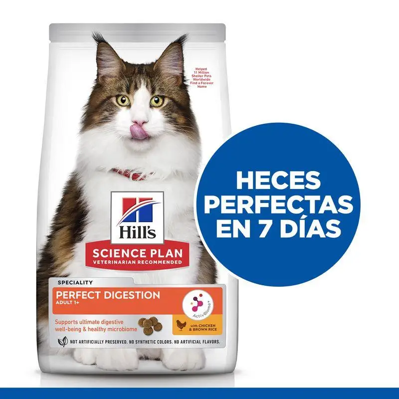 Hill'S Science Plan Adult Perfect Digestion Pollo 1,5 kg Alimento para Gatos