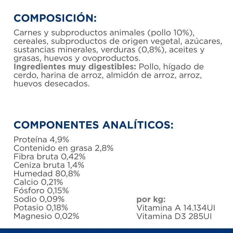Hill'S I/D Estofado con Pollo y Verduras 156 g Alimento para Perros