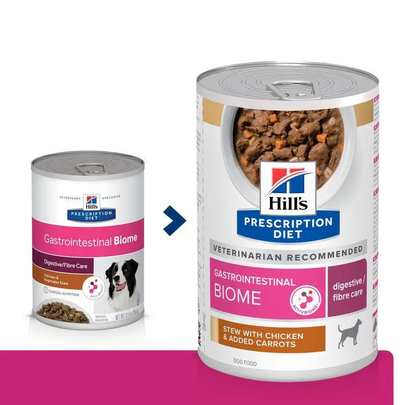 Hill'S Gi Biome Estofado con Pollo y Verduras 354 g Alimento para Perros