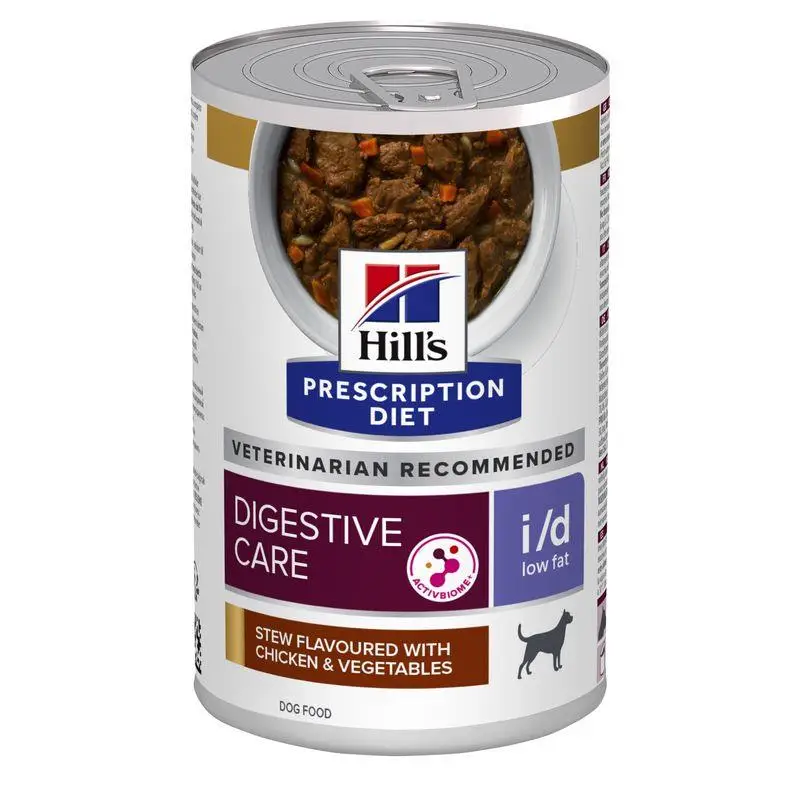 Hill'S I/D Low Fat Estofado con Sabor A Pollo y Verduras 354 g Alimento para Perros