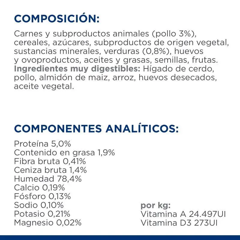Hill'S I/D Low Fat Estofado con Sabor A Pollo y Verduras 354 g Alimento para Perros