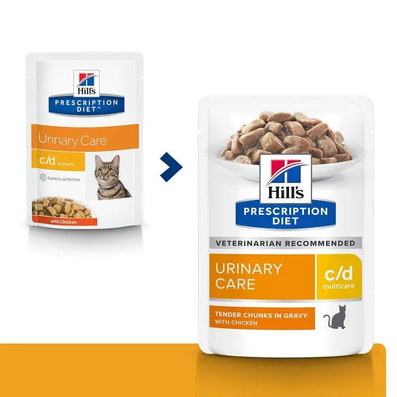 Hill'S C/D Pollo Sobre 85 g Alimento para Gatos