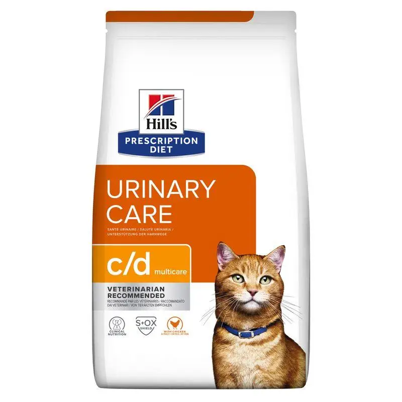 Hill'S C/D 3 kg Pollo - Pienso para Gatos con Problemas Urinarios