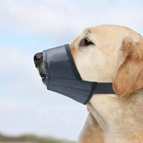 Idepet - Juego de bozales para perro, cubierta ajustable para boca de perro, bozales antimordeduras para perros pequeños, medianos y grandes