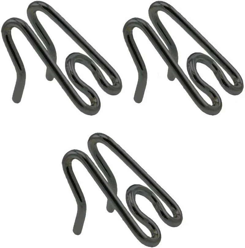 Herm Sprenger – Paquete de 3 – 2,25 mm Negro Spike/Pinch/Púas de acero inoxidable extra Enlace 50530