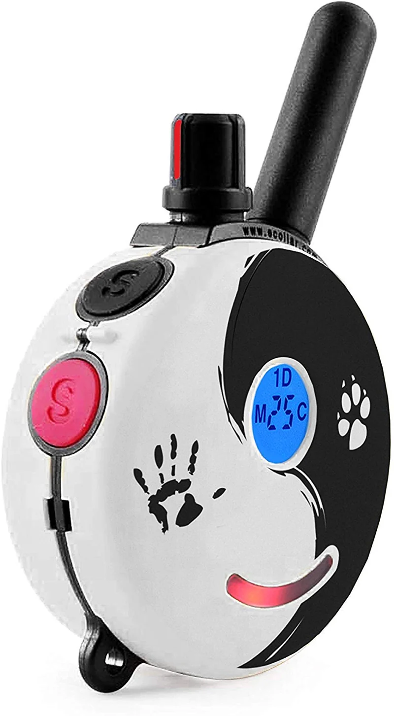 E-Collar - ET-300ZEN - Mini educador de entrenamiento a prueba de agua con control remoto de 1/2 milla - Collar estático, vibratorio y de estimulación de sonido con PetsTEK Dog Training Clicker