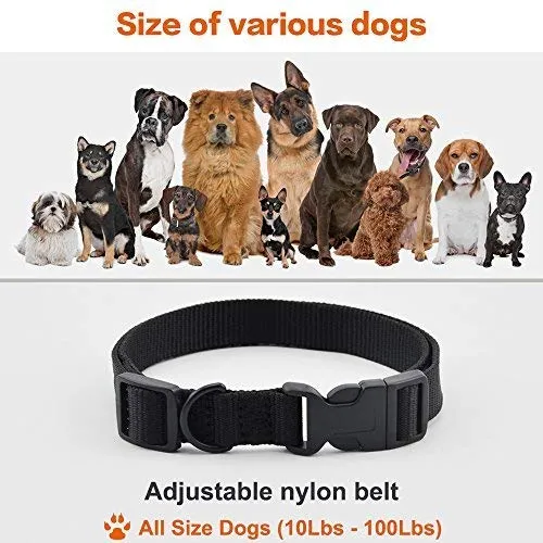 petronics 330 yards recargables Shock Collar con mando a distancia, Electronic Entrenamiento del perro collar de entrenamiento para perro grande con Static Shock, vibración, pitido y luz