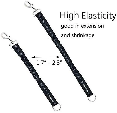 Yangbaga - Correa de extensión de amortiguador para perro, evita lesiones en el brazo y los hombros y evita que los perros se lastimen, ideal para bicicleta, correr, caminar