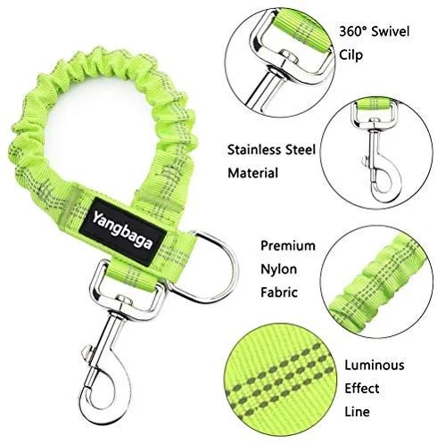 Yangbaga - Correa de extensión de amortiguador para perro, evita lesiones en el brazo y los hombros y evita que los perros se lastimen, ideal para bicicleta, correr, caminar