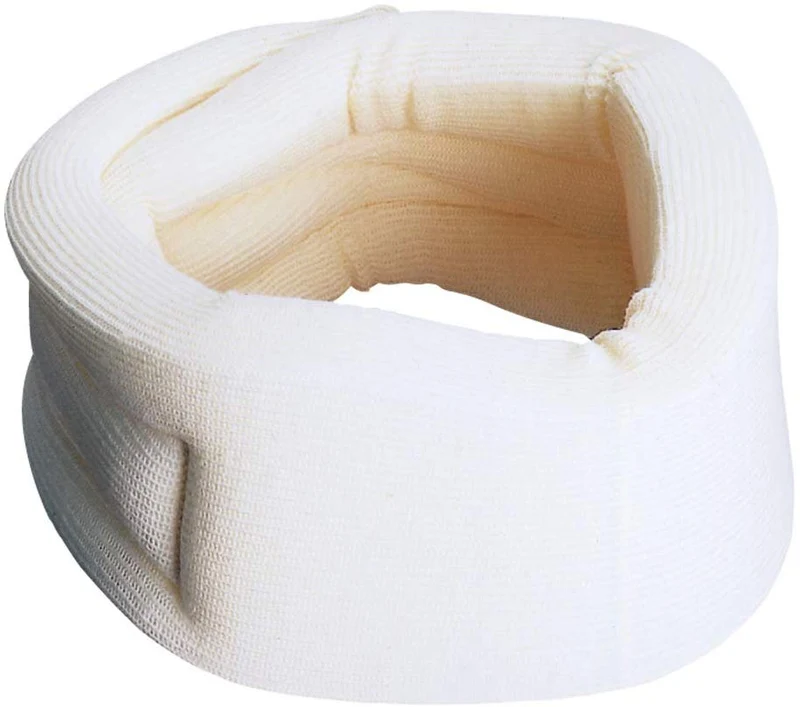 Cuello cervical Carex para el dolor de cuello – Soporte para el cuello para alivio del dolor de cuello – cuello después de latigazos o lesiones, hecho de algodón suave