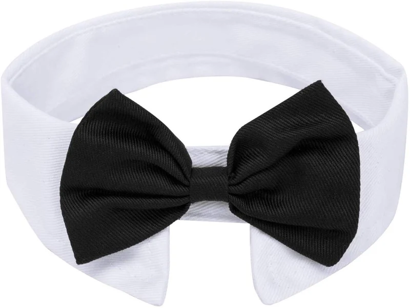 ZTON para cachorro pequeño, Navidad, hecho a mano, ajustable, formal, corbata de cuello para perros y gatos