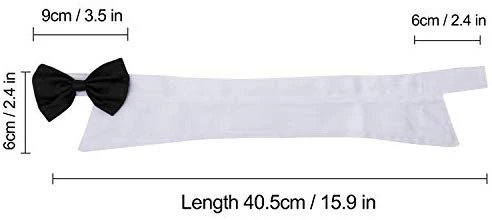ZTON para cachorro pequeño, Navidad, hecho a mano, ajustable, formal, corbata de cuello para perros y gatos