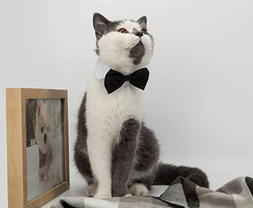 ZTON para cachorro pequeño, Navidad, hecho a mano, ajustable, formal, corbata de cuello para perros y gatos