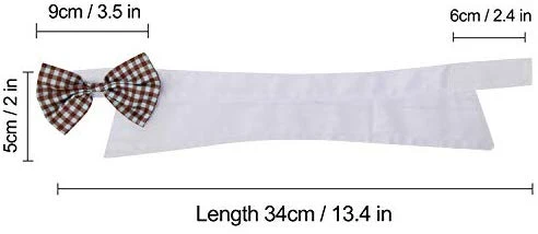 ZTON para cachorro pequeño, Navidad, hecho a mano, ajustable, formal, corbata de cuello para perros y gatos