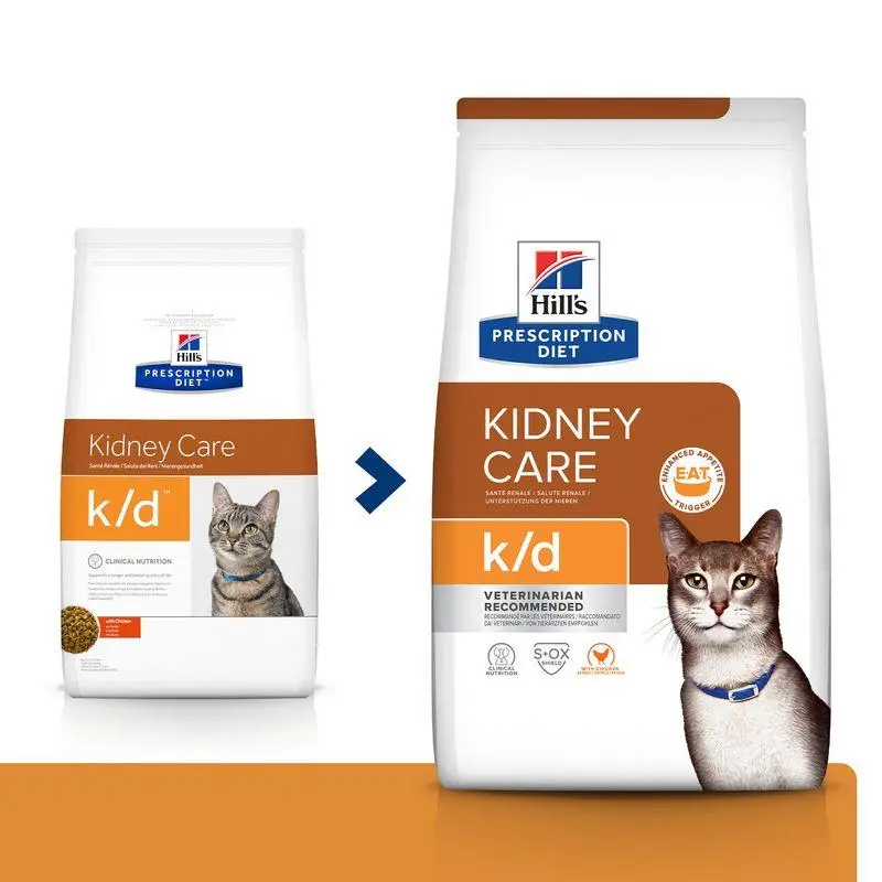 Hill'S K/D 3 kg Alimento para Gatos