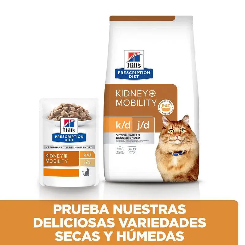 Hill'S K/D+Mobilty 85 g Alimento para Gatos