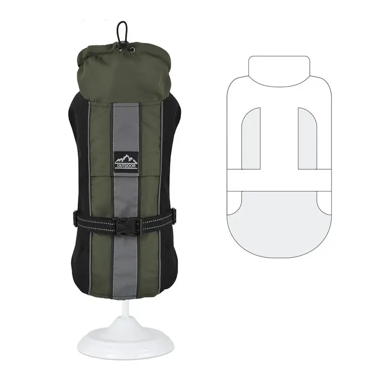 Impermeable Hiking Verde