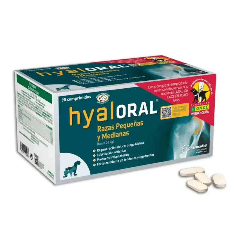 Hyaloral Razas Pequeñas y Medianas 90 uds (Articulaciones)