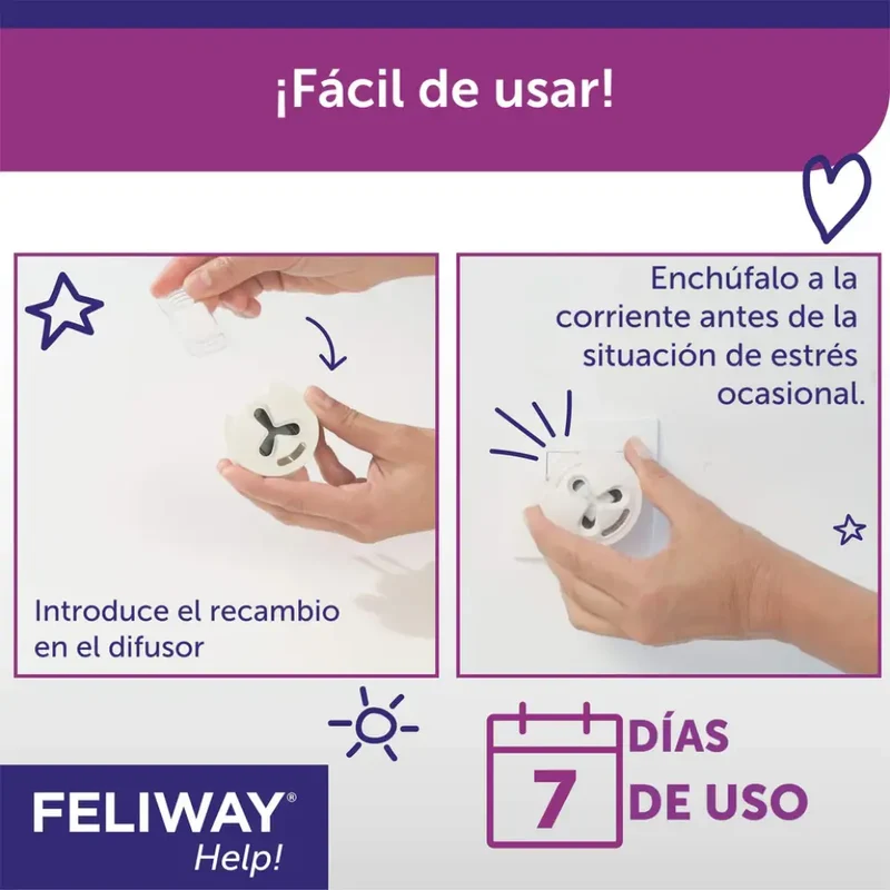 Feliway Help Difusor+Recambio