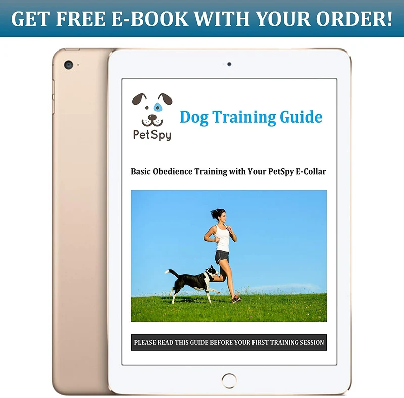 PetSpy Collar de choque Premium para entrenamiento de perros, con vibración, choque y pitido, recargable e impermeable, E-collar, El mejor entrenador a distancia