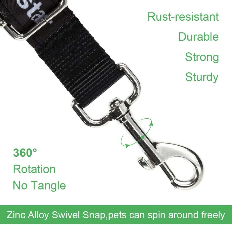 vastar doble perro Walker, doble correa del perro ajustable para mascotas, antienredos Dos Perros Correa de entrenamiento para perros de hasta 110 libras, calidad premium Correa del perro Coupler para 2 Perros, 13,8 para 24 inch