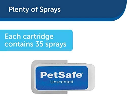 PetSafe - Recambio para corteza en aerosol, cartuchos de repuesto para el collar de corteza de pulverización, cartuchos de repuesto solamente, collar no incluido, paquete de 3