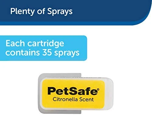 PetSafe - Recambio para corteza en aerosol, cartuchos de repuesto para el collar de corteza de pulverización, cartuchos de repuesto solamente, collar no incluido, paquete de 3