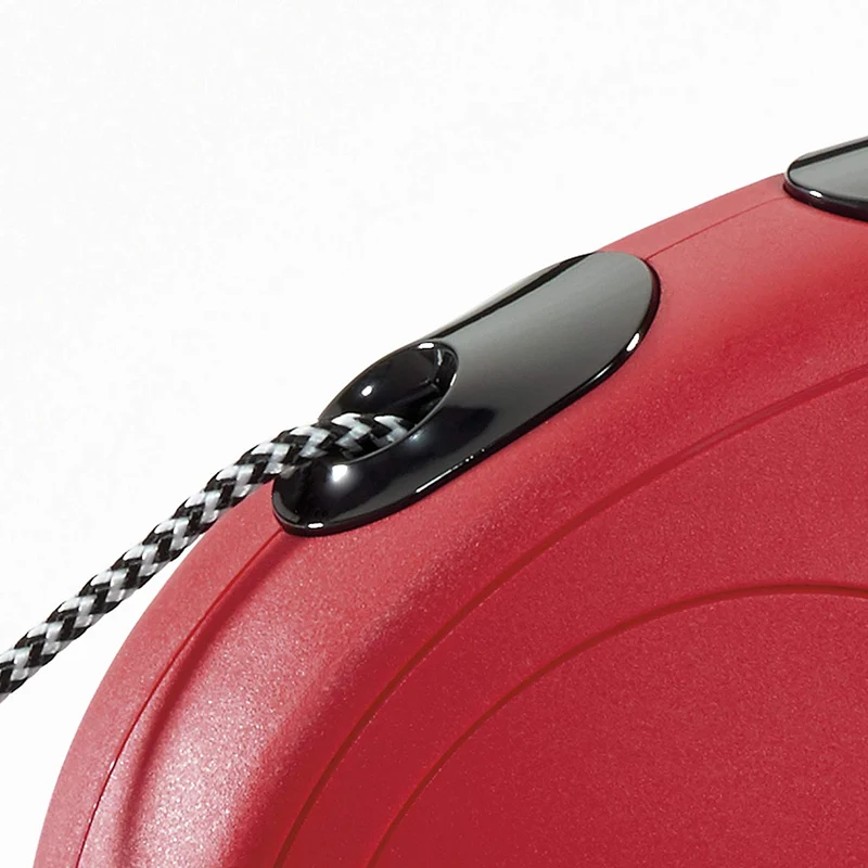 Flexi New Classic - Correa retráctil para perro (tamaño pequeño, color rojo