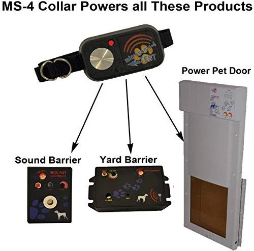 High Tech Pet Ultrasonic Water Resistant Power Pet Doors Replacement Collar