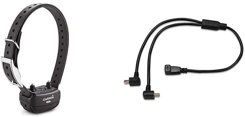 Garmin BarkLimiter Deluxe - collar controlador de ladridos, con batería recargable, Negro