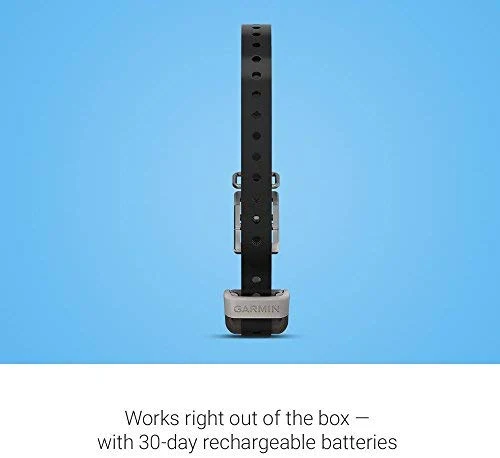 Garmin BarkLimiter Deluxe - collar controlador de ladridos, con batería recargable, Negro