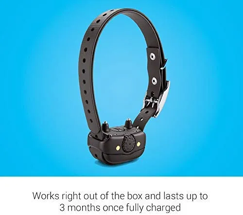 Garmin BarkLimiter Deluxe - collar controlador de ladridos, con batería recargable, Negro
