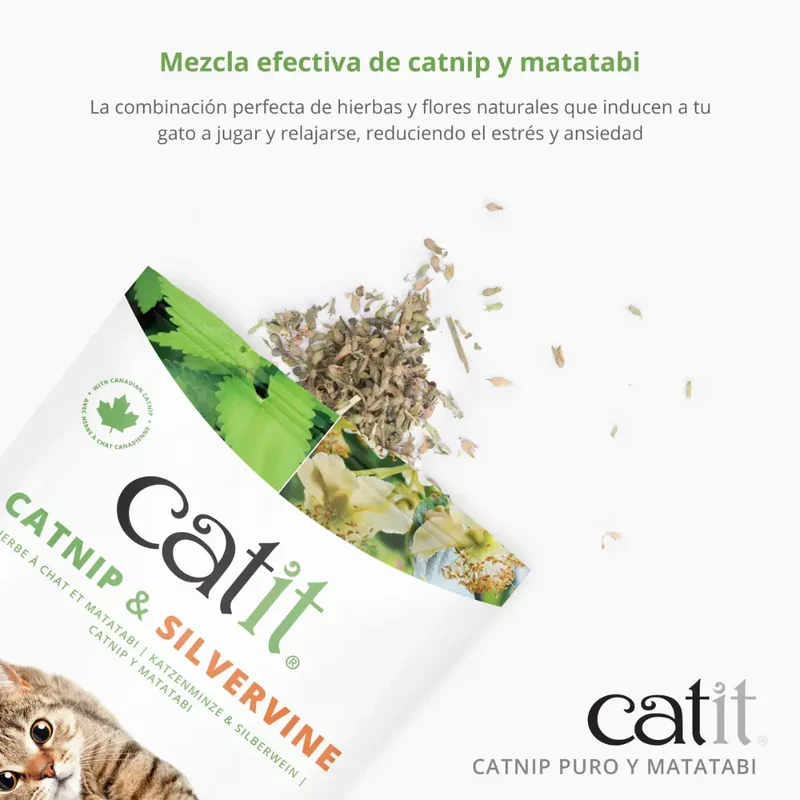 Catit Mezcla de Catnip y Matatabi Secos 28 g