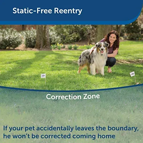 PetSafe Stay & Play Compact Wireless Fence for Dogs and Cats – from the Parent Company of INVISIBLE FENCE Brand – Above Ground Electric Pet Fence.
