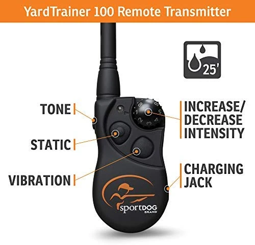 SportDOG marca YardTrainer Family entrenadores remotos – recargables, impermeables, collares de entrenamiento para perros con estática, vibración y tono