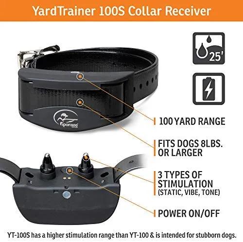 SportDOG marca YardTrainer Family entrenadores remotos – recargables, impermeables, collares de entrenamiento para perros con estática, vibración y tono