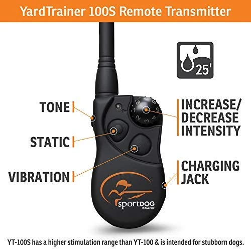SportDOG marca YardTrainer Family entrenadores remotos – recargables, impermeables, collares de entrenamiento para perros con estática, vibración y tono