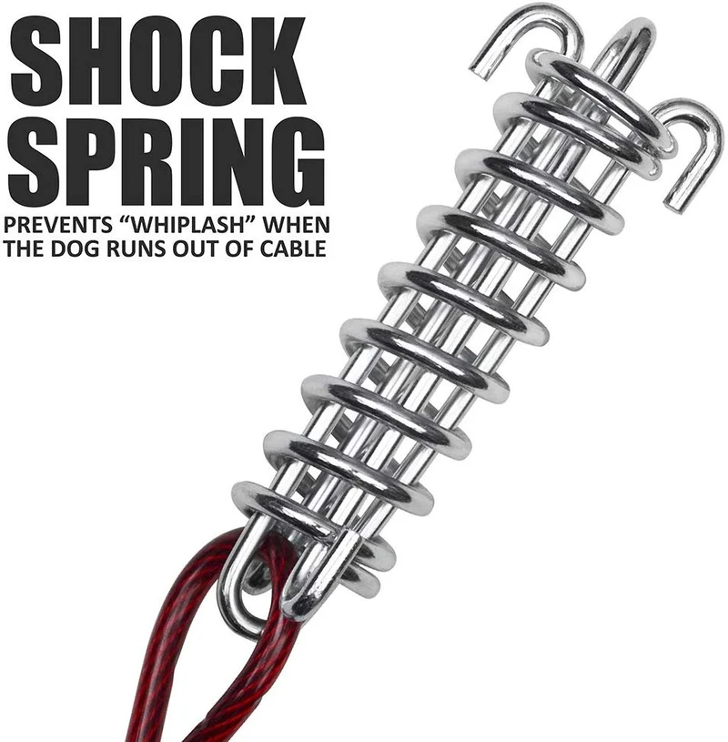 BV Pet - Carro de antena para perro de hasta 69.4 lbs con cable de amarre de 9.8 ft