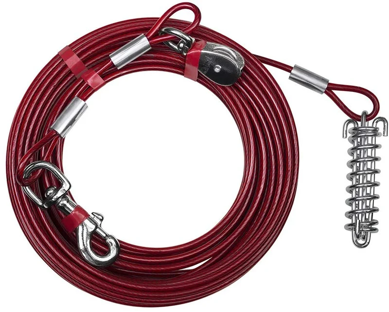 BV Pet - Carro de antena para perro de hasta 69.4 lbs con cable de amarre de 9.8 ft