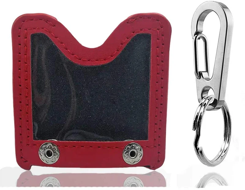 IVIA - Clips para etiquetas de perro, múltiples tamaños de acero inoxidable 304, clip rápido con anillos/fácil cambio de identificación para mascotas para collares y arneses.