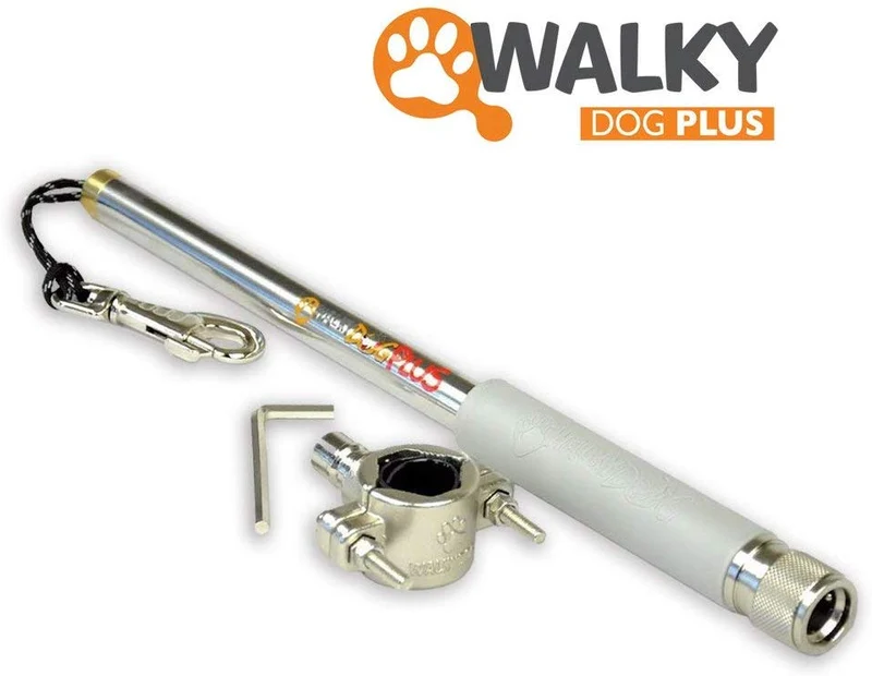 Manos libres para correa de perro en bicicleta Walky Dog Plus, con resistencia de fuerza de 550 libras, correa de grado militar