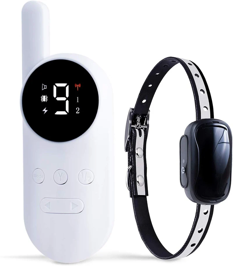 GoodBoy - Collar con control remoto para perros de tamaño pequeño con vibración de pitido y modos de choque para entrenamiento de comportamiento de mascotas, resistente al agua y rango de 1000 pies, apto para perros pequeños, medianos o grandes, S