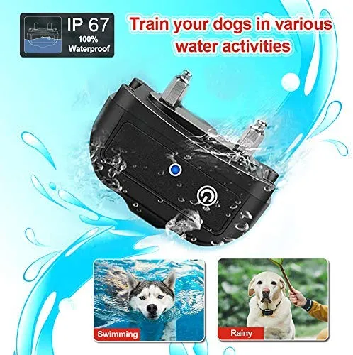 YISENCE Dog Training Collar, Dog Shock Collar with Remote 2500FT Shock Collar for Dogs IPX7 Waterproof Rechargeable w/Beep 99 Levels Vibrate Shock Modes Shock Collar for Small Dogs Medium Large Dogs