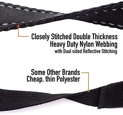 Primal Pet Gear - Correa para perro de 5.9 ft de largo, clip más fuerte, con dos asas acolchadas de tráfico, resistente, con asas dobles para entrenamiento de seguridad, correas para perros grandes o medianos