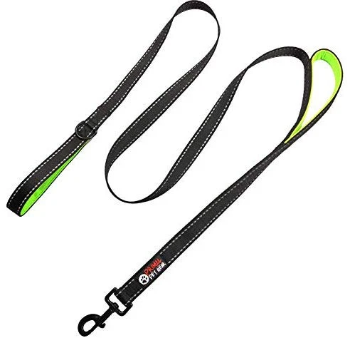 Primal Pet Gear - Correa para perro de 5.9 ft de largo, clip más fuerte, con dos asas acolchadas de tráfico, resistente, con asas dobles para entrenamiento de seguridad, correas para perros grandes o medianos
