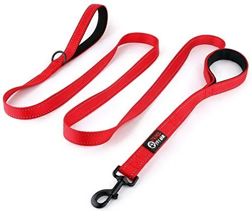 Primal Pet Gear - Correa para perro de 5.9 ft de largo, clip más fuerte, con dos asas acolchadas de tráfico, resistente, con asas dobles para entrenamiento de seguridad, correas para perros grandes o medianos