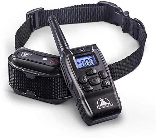 Pet Union PT0Z1 collar de entrenamiento para perros, totalmente impermeable, rango de 1200 pies