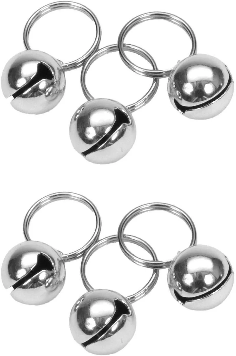 Coastal Pet Products dcp45105 paquete de 3 Li 'l Pals redondo campanas de perro, 1/2-inch, plata, 1/2 - pulgadas, Plateado