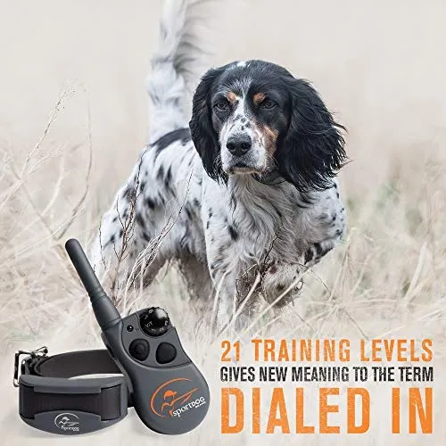 SportDOG Brand 425 - Collar electrónico con control remoto (500 yardas, estático, vibratorio y tono, impermeable, recargable, incluye nueva serie X), Original (versión antigua), Negro